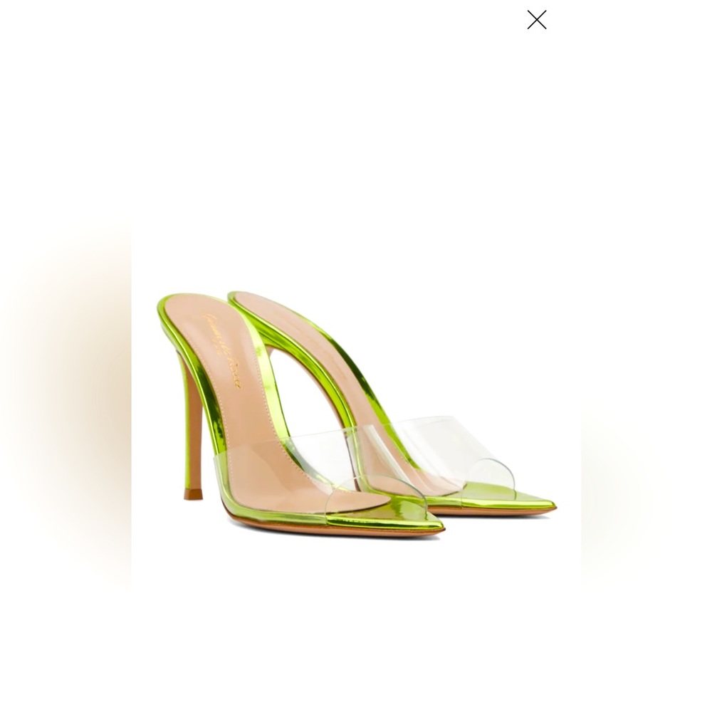 Gianvito Rossi Elle Mule. Size 8.5. Color kiwi. Never worn!